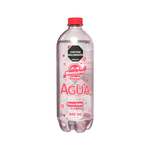 Agua con gas frutos rojos Montefrío Colanta x 600 ml