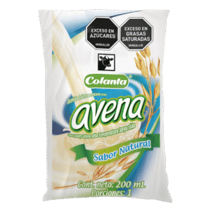 Avena Sabor Natural Bolsa x 200 ml