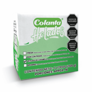 Helado Veteado de Caramelo Caja 5 L