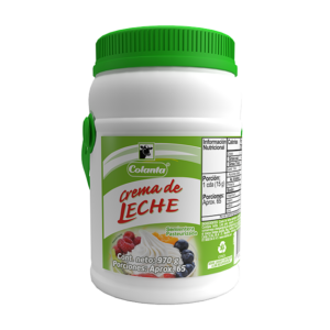 Crema de leche UHT colanta x 970 g