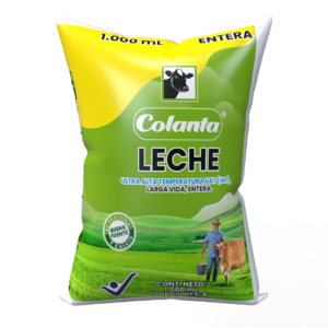 Bolsa de Leche Entera UHT Colanta x 1000 ml