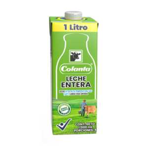 Caja de Leche Entera UHT Colanta x 1000 ml