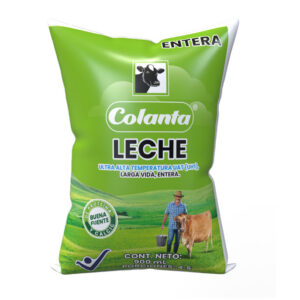 Bolsa de Leche Entera UHT Colanta x 900 ml