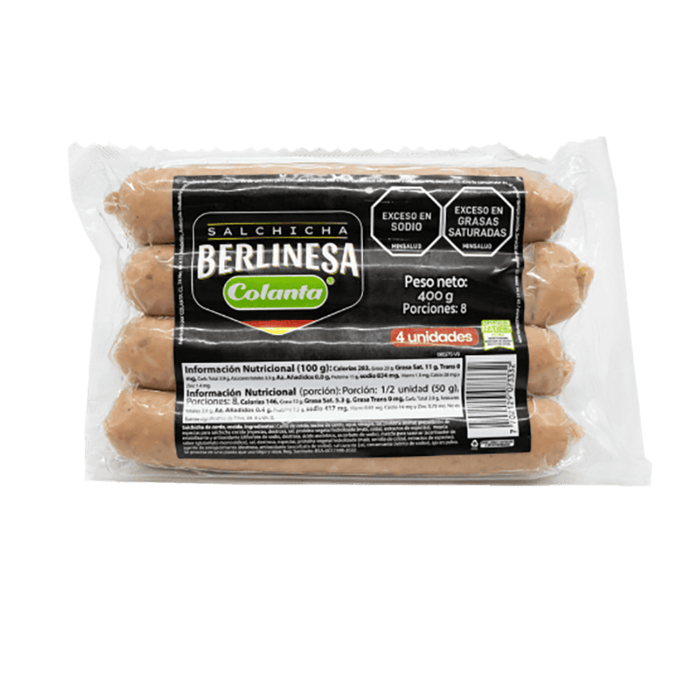 Salchicha Berlinesa Colanta