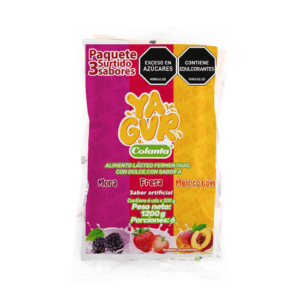Yagur® Colanta Sabores Surtidos Bolsa 200 g x 6