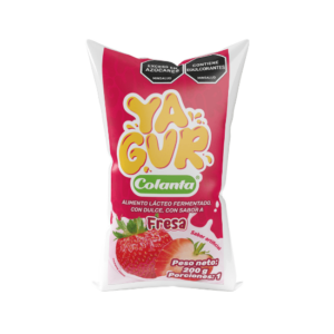 Yagur® Colanta Fresa Bolsa x 200 g