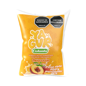 Yagur® Colanta Melocotón Bolsa x 900 g