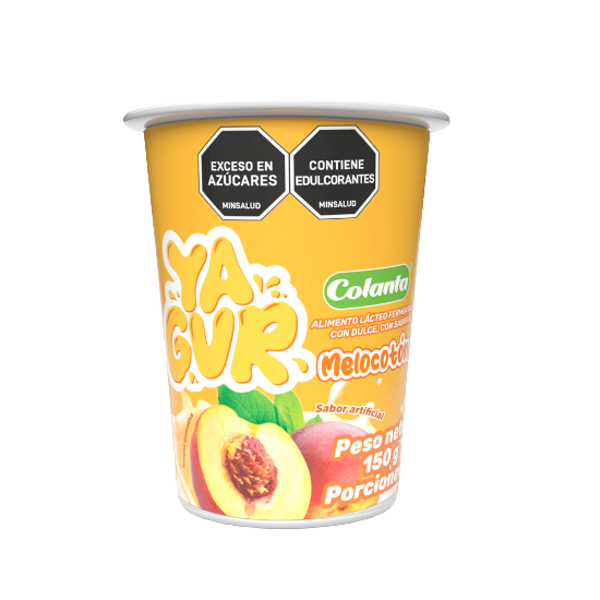 Yagur® Colanta Melocotón Vaso x 150 g