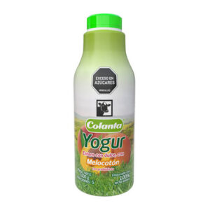 Yogur Entero Melocotón Colanta garrafa x 1000 g
