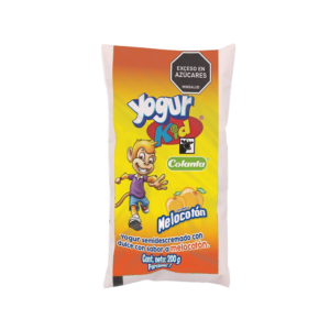 Yogur Kid Melocoton Bolsa 190 ml