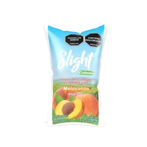 Yogur Slight Melocotón Colanta Bolsa x 200 g