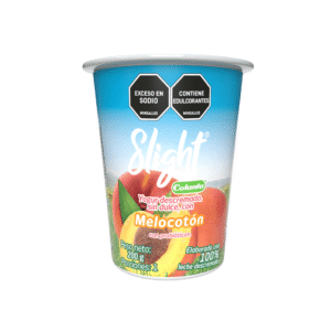 Yogur Slight Melocotón Colanta Vaso x 200 g