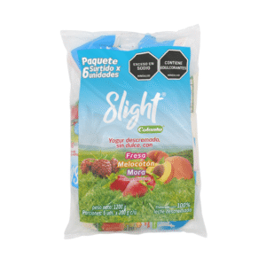 Yogur Slight Sabores Surtidos Colanta Bolsa 200 g x 6 Unidades